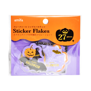 amifa Halloween Sticker Flakes 27P Simple Halloween