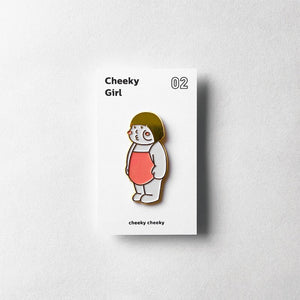 02 Cheeky Girl Metal Pin