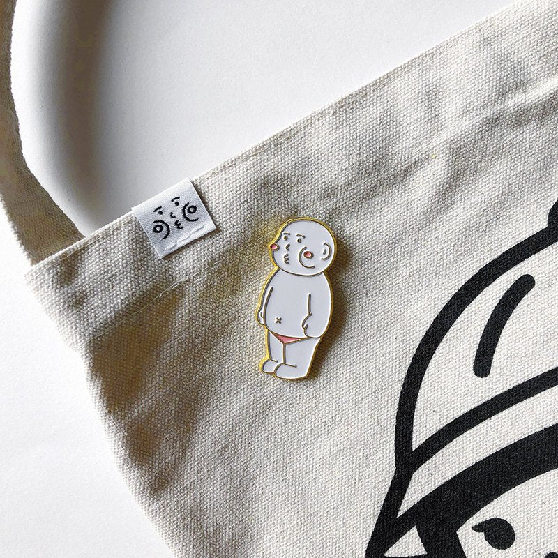 cheeky cheeky 厚面子01 Cheeky Boy Metal Pin | RARE FIND ZAKKA