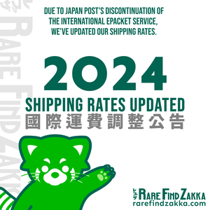 2024 RARE FIND ZAKKA SHIPPING RATES UPDATED ON ONLINE STORE OFFICIAL SITE DUE TO JAPAN POST EPACKET