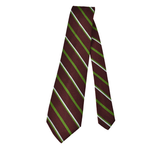 CREW'S HARAJYUKU Vintage Wool Necktie Brown Stripes