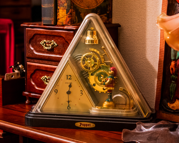 SEIKO Puppet ミュージックボックス型掛時計ジャンク品 SEIKOからくり掛け時計Puppetジャンク品 - メルカリ