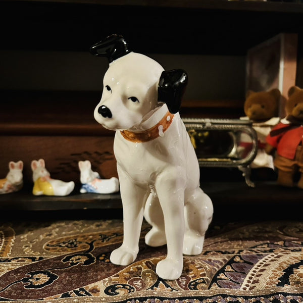 Japan Vintage Ceramic RCA Victor Phonograph Nipper Dog | RARE FIND