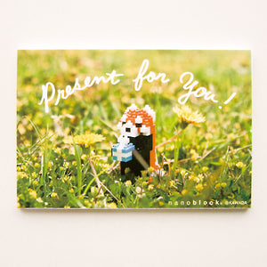 nanoblock Red Panda Special Postcard Set NP017
