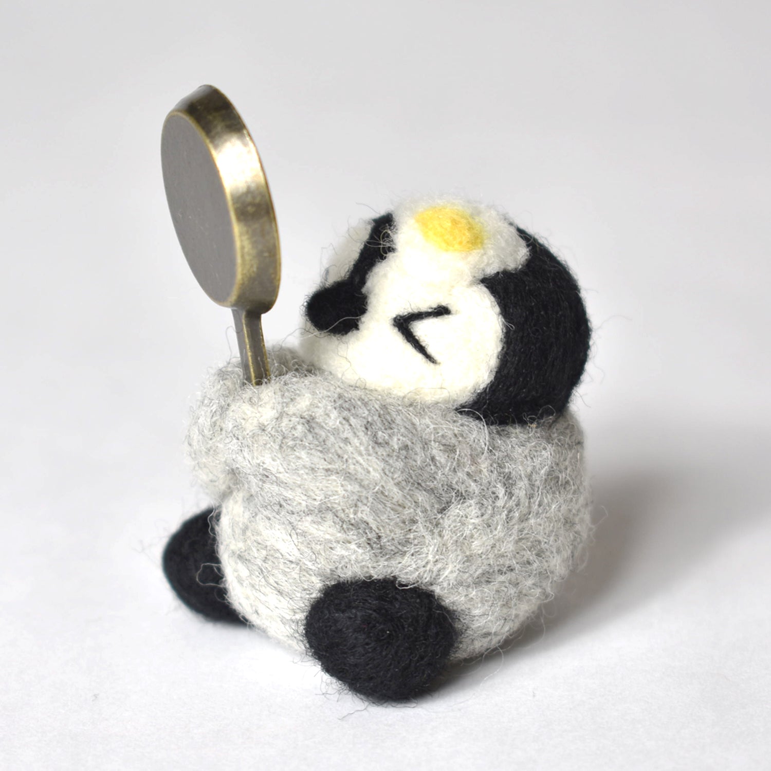 Failure! Cooking Penguin Needle Felted Figure