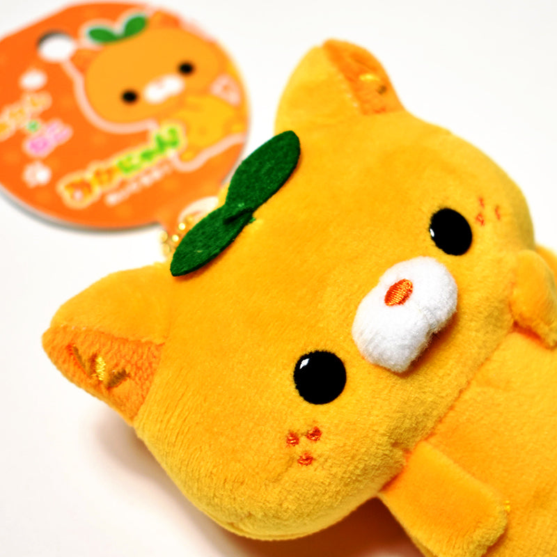 Orange crossover Cat Mikan Plushie Japan Local City Exclusive Kittens Series RARE FIND ZAKKA