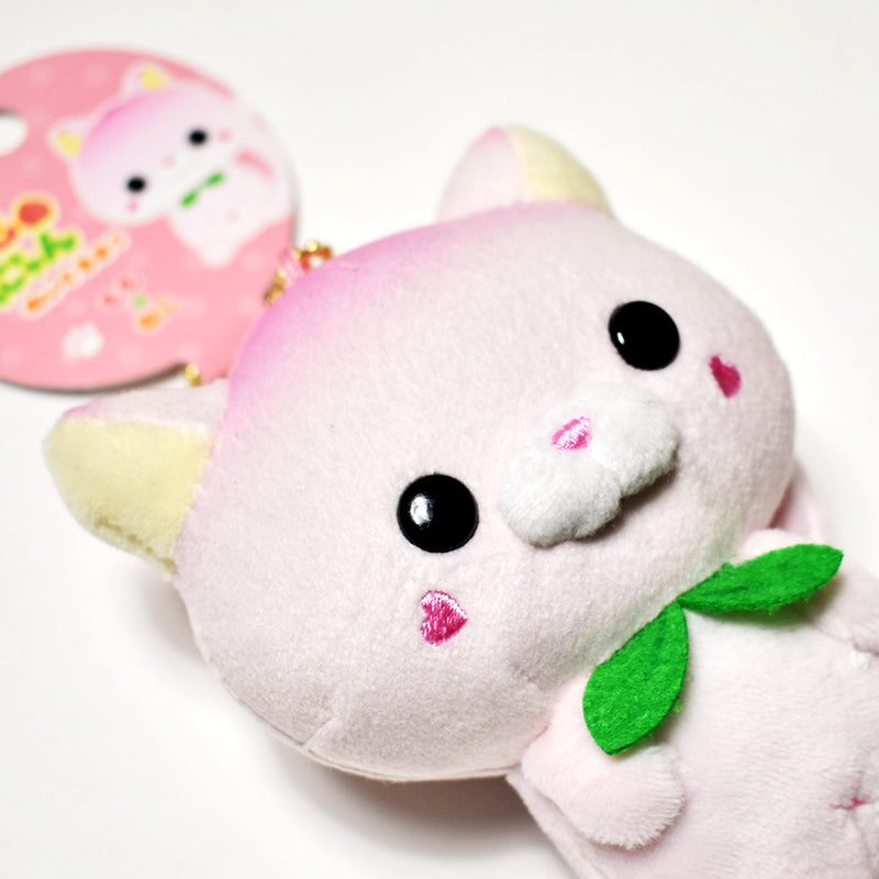 Peach crossover Cat momo Plushie Japan Local City Exclusive Kittens Series RARE FIND ZAKKA