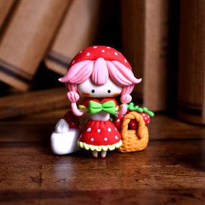 Strawberry Shortcake Girl Clay Figure