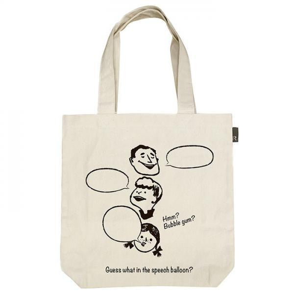 "Guess who is chewing bubblegum?" Canvas Tote Bag | RARE FIND ZAKKA