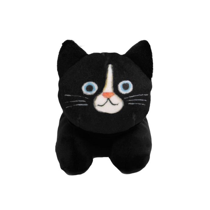Ecoute! minette Soft Black Cat Pouch Bag