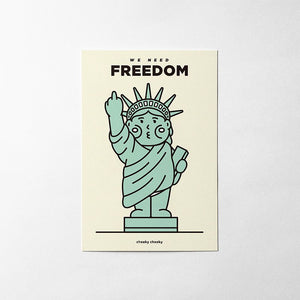 cheeky cheeky Funny 搞怪 面白い Statue of Liberty 自由神像 自由の女神像