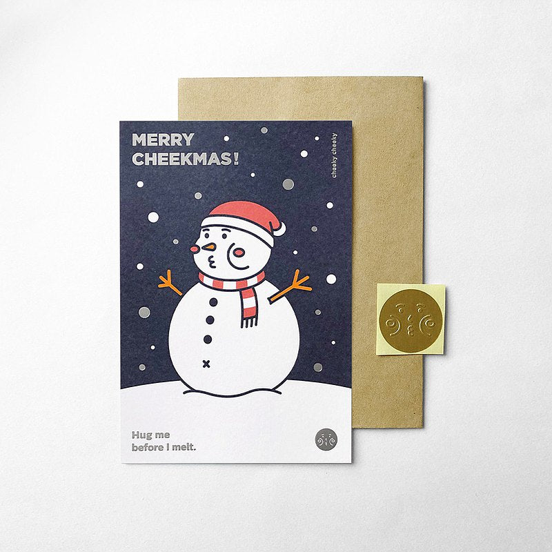 cheeky cheeky Merry Cheekmas Christmas Limited Postcard Hong Kong