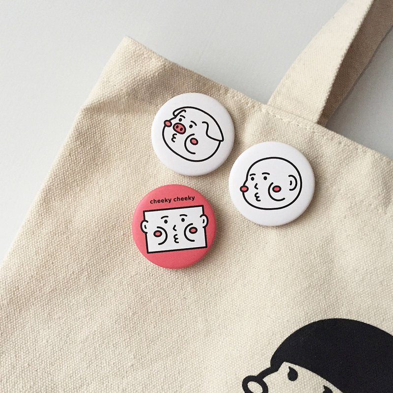 Cheeky Characters Round Badges