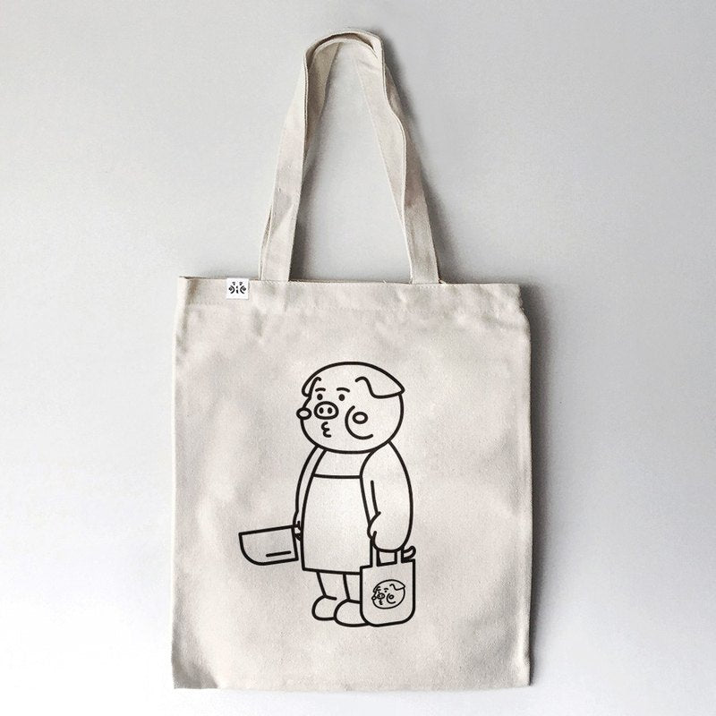 Cheeky Characters Canvas Tote Bag
