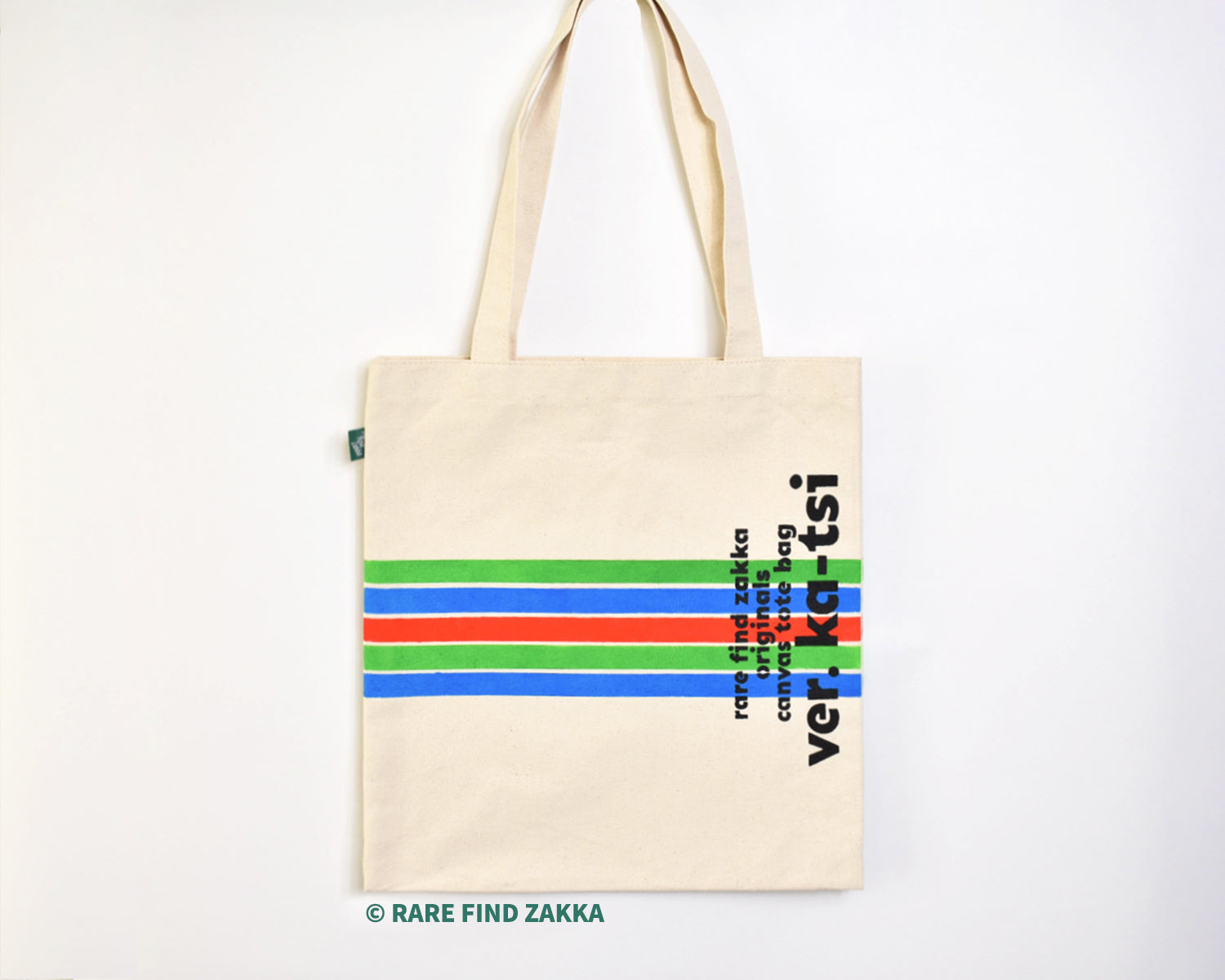 RFZ ORIGINALS Canvas Tote Bag Limited Edition ‘STRIPES(ver. ka-tsi)'